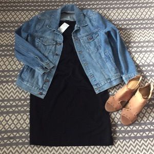 NWT H&M black t shirt dress